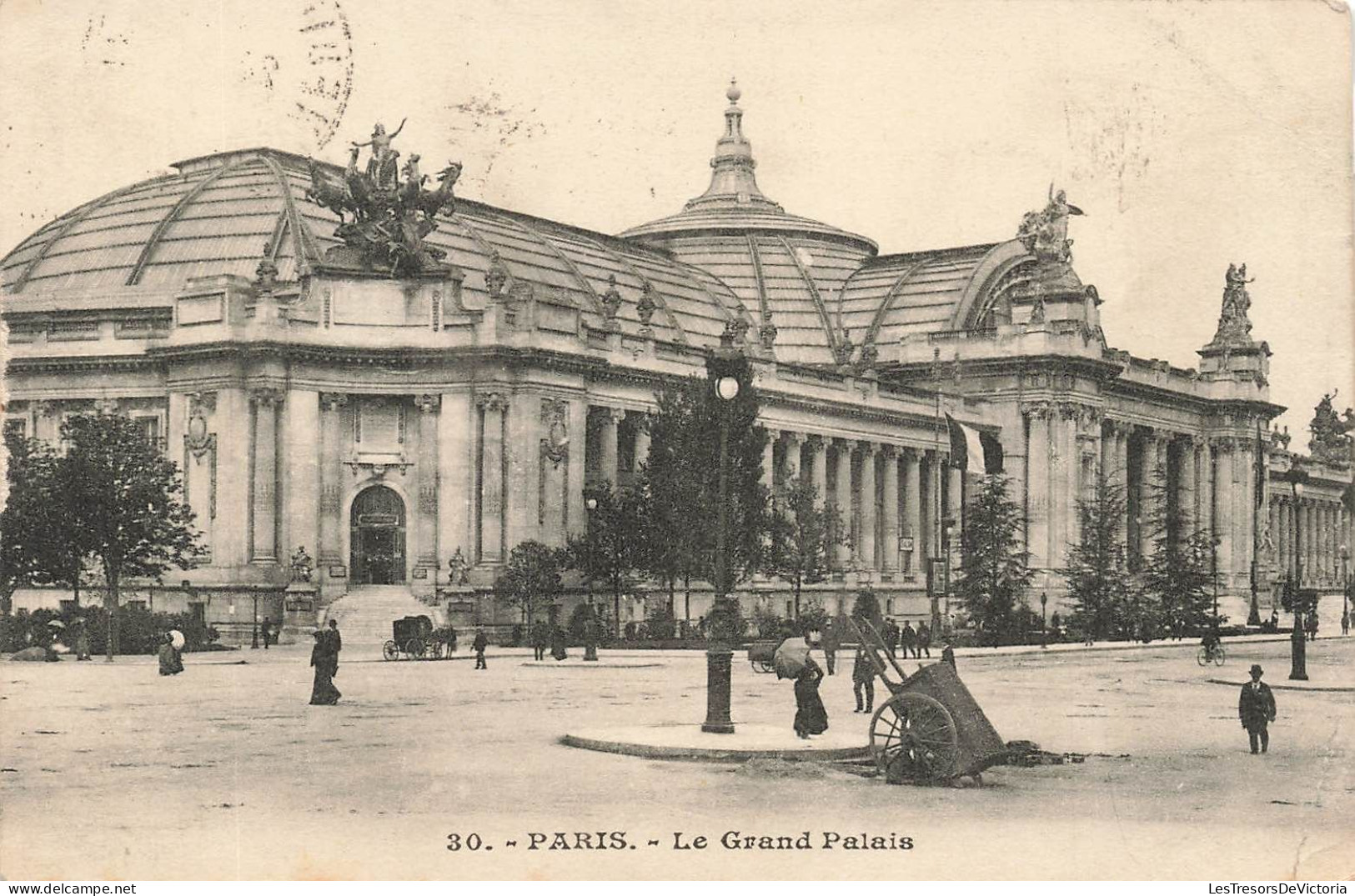 FRANCE - Paris - Vue Sur Le Grand Palais - Animé  - Carte Postale Ancienne - Autres Monuments, édifices