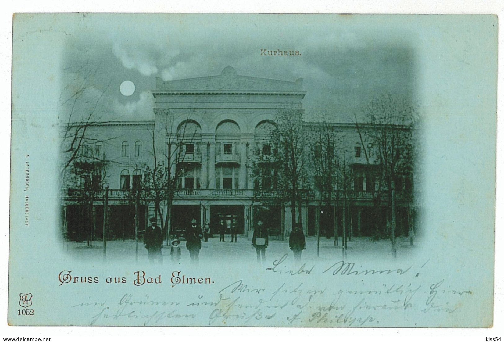 GER 58 - 5792 BAD ELMEN, Germany, Litho, Hospital - Old Postcard - Used - 1898 - Sonstige & Ohne Zuordnung