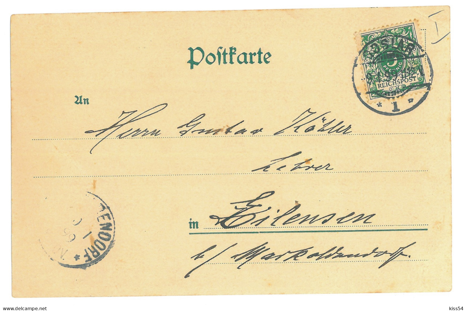 GER 58 - 17207 GOSLAR, Litho, Germany - Old Postcard - Used - 1899 - Goslar