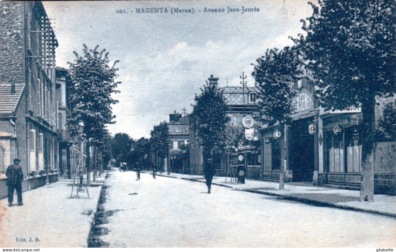 51 - MAGENTA - Avenue Jean Jaures - Garage - Autres & Non Classés