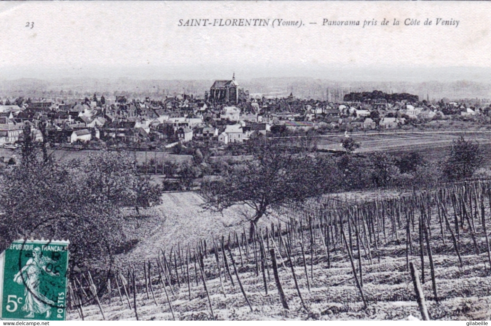 89 - Yonne - SAINT FLORENTIN - Panorama Pris De La Cote De Venisy - Saint Florentin