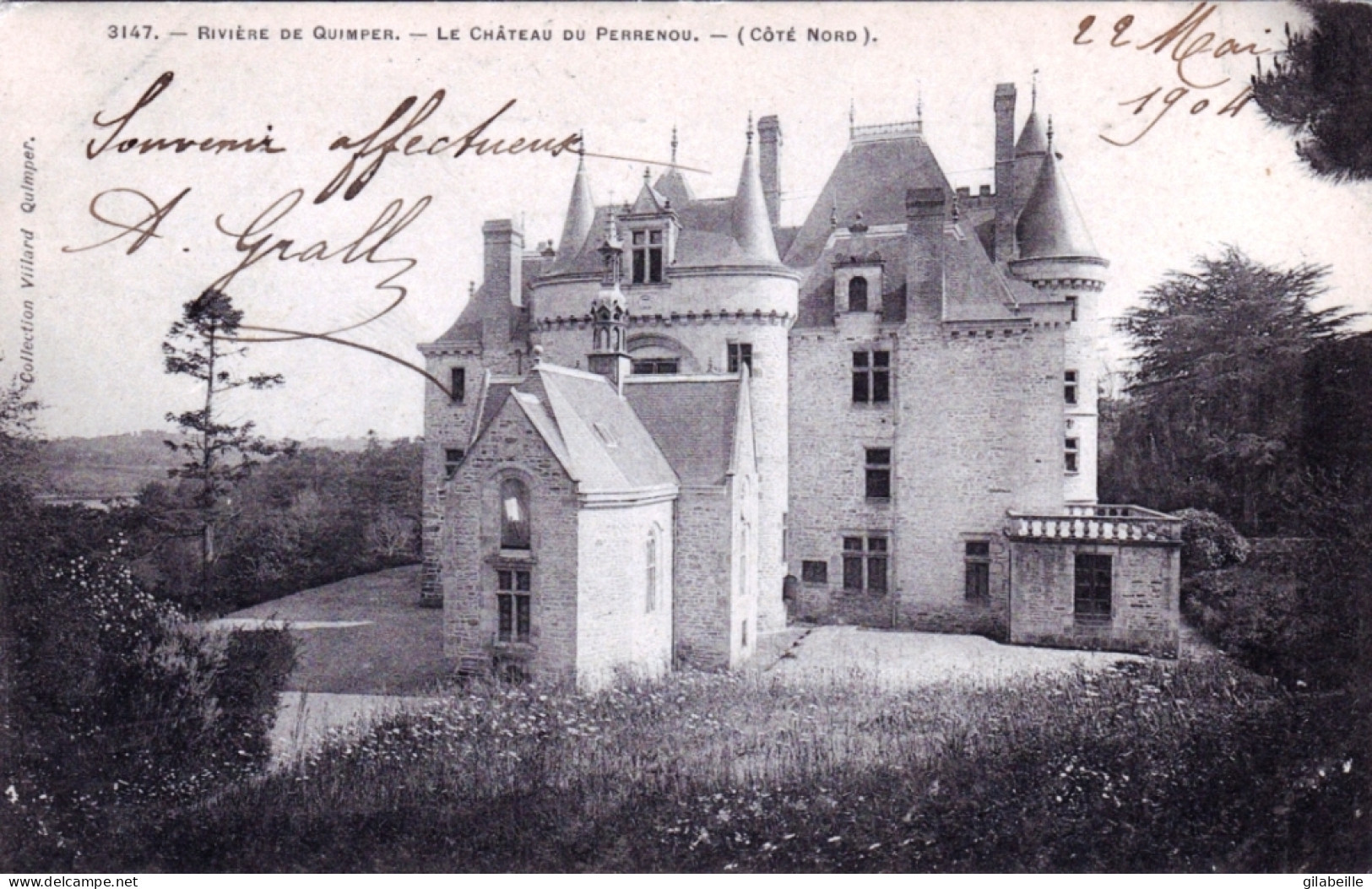 29 - Finistere -  Rivière De Quimper Le Château Du Perrenou - Quimper