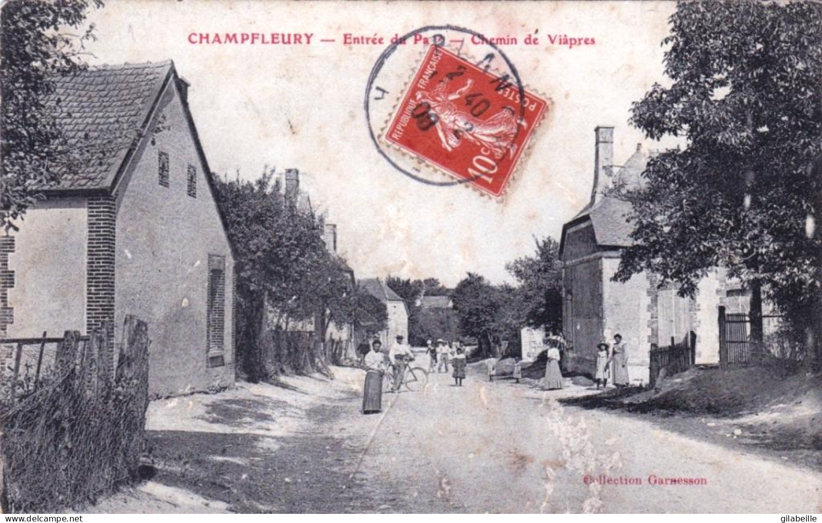 10 - CHAMPFLEURY - Entree Du Pays - Chemin De Viapres - Autres & Non Classés