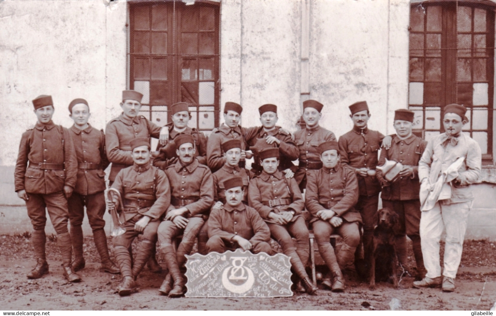 Militaria - Carte Photo - Regiment De La Classe De 1925 - Régiments