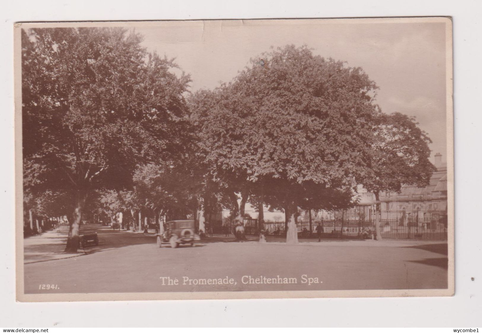 ENGLAND -  Cheltenham Spa The Promenade  Used Vintage Postcard - Cheltenham