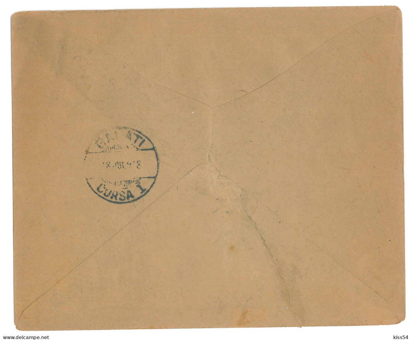 CIP 22 - 242-a GALATI - REGISTERED - Cover - Used - 1918 - Storia Postale