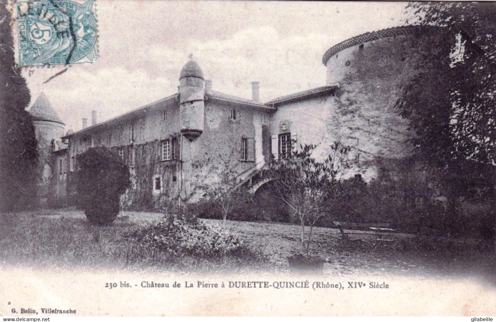 69 -  DURETTE QUINCIE (  Régnié-Durette ) - Chateau De La Pierre - Altri & Non Classificati