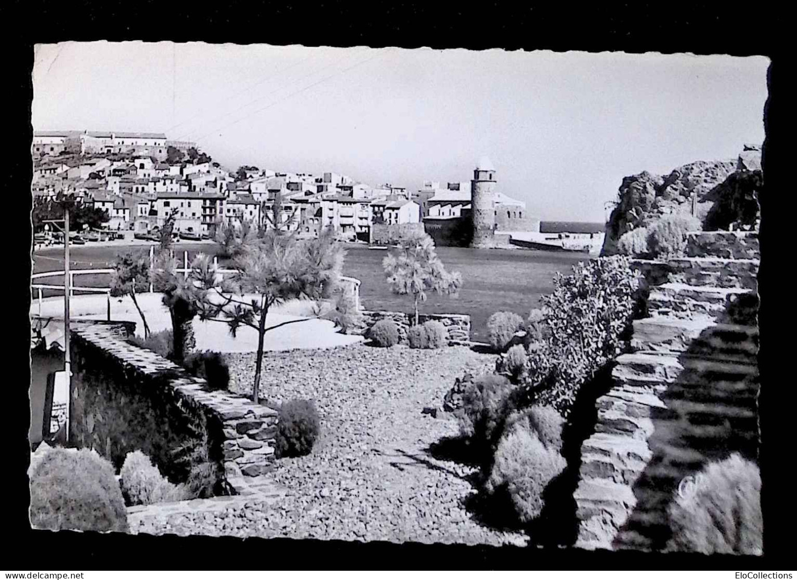 Cp, 66, Collioure, Vue Générale Prise Des Terrasses De L'auberge De La Balette, Voyagée 1954, Ed. Cap, N° 88 - Collioure