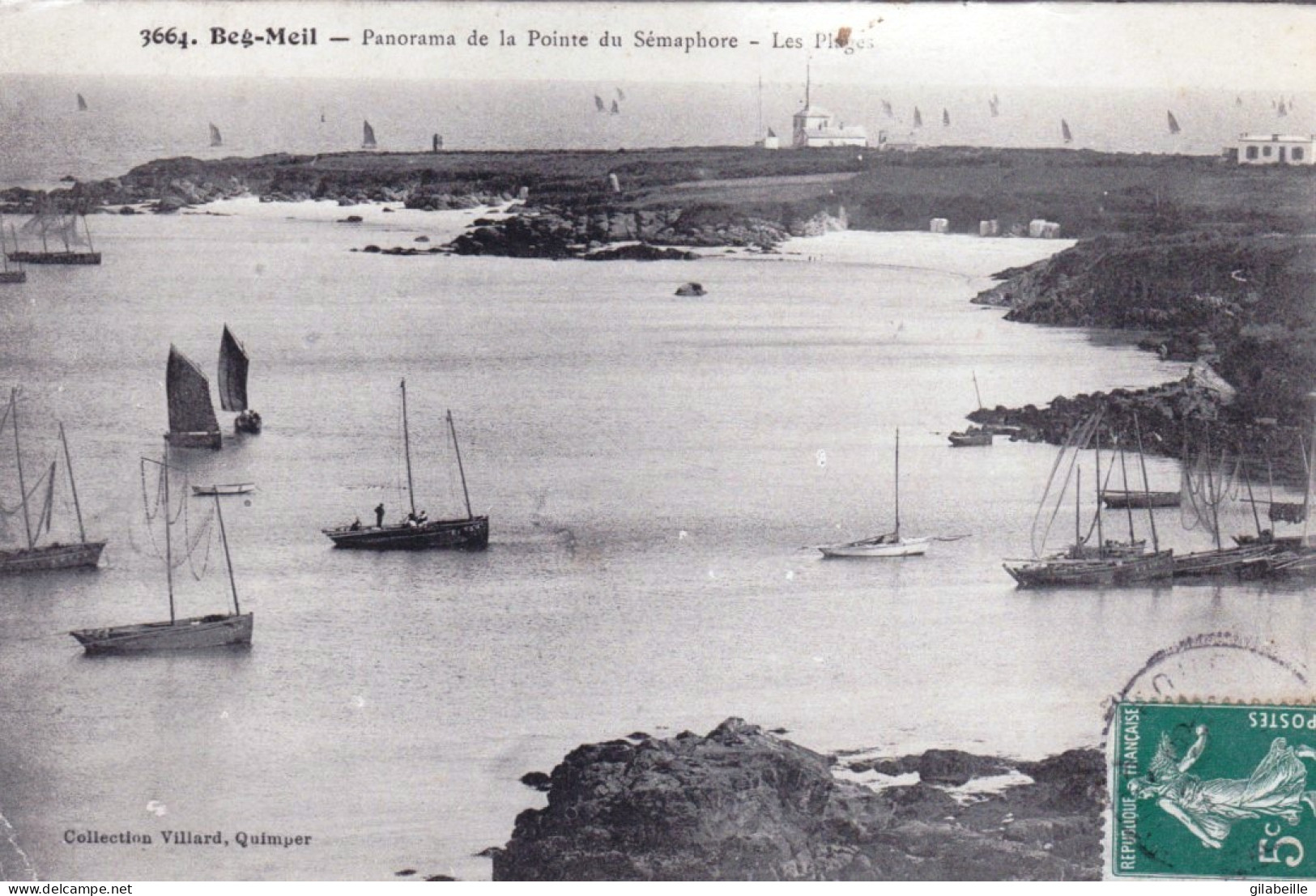 29 - Finistere - BEG MEIL - Panorama De La Pointe Du Sémaphore - Les Plages - Beg Meil