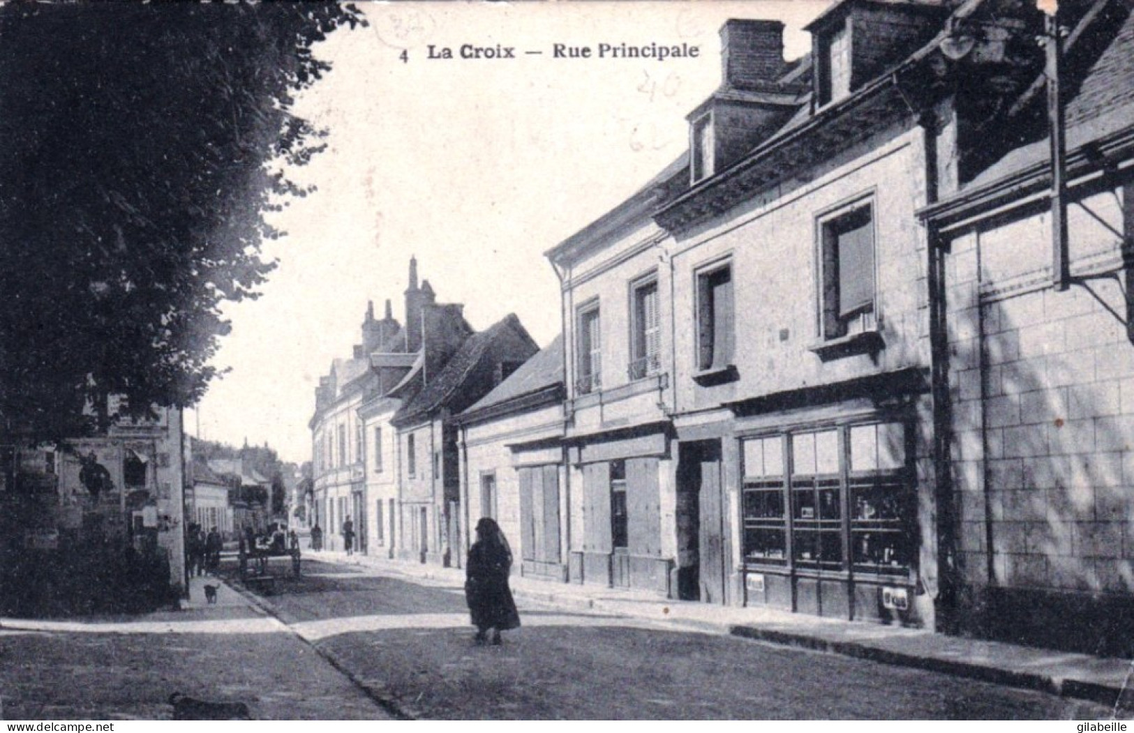 37 - Indre Et Loire -  LA CROIX En TOURAINE - Rue Principale - Other & Unclassified