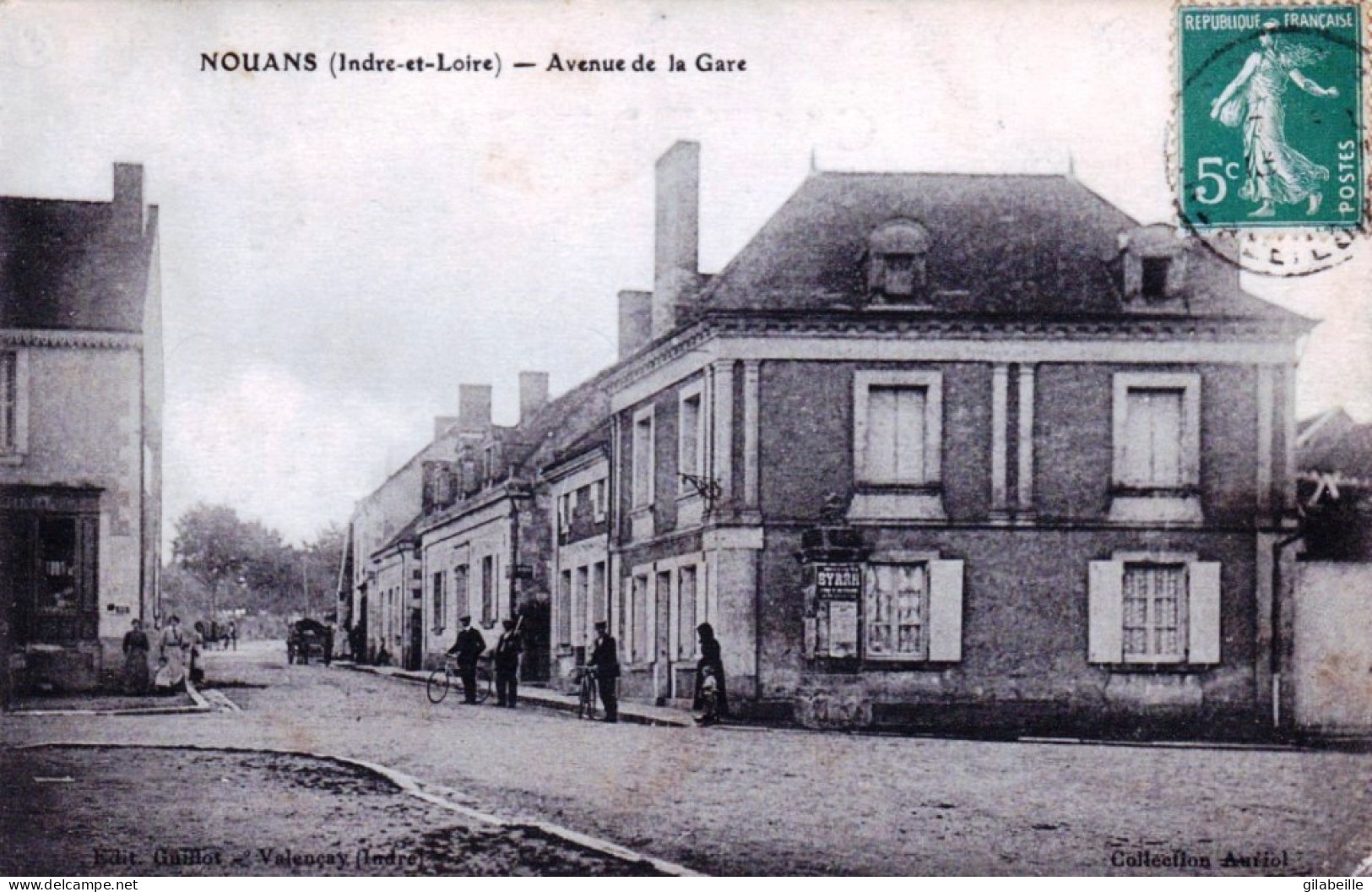 37- Indre Et Loire - NOUANS Les FONTAINES - Avenue De La Gare - Other & Unclassified