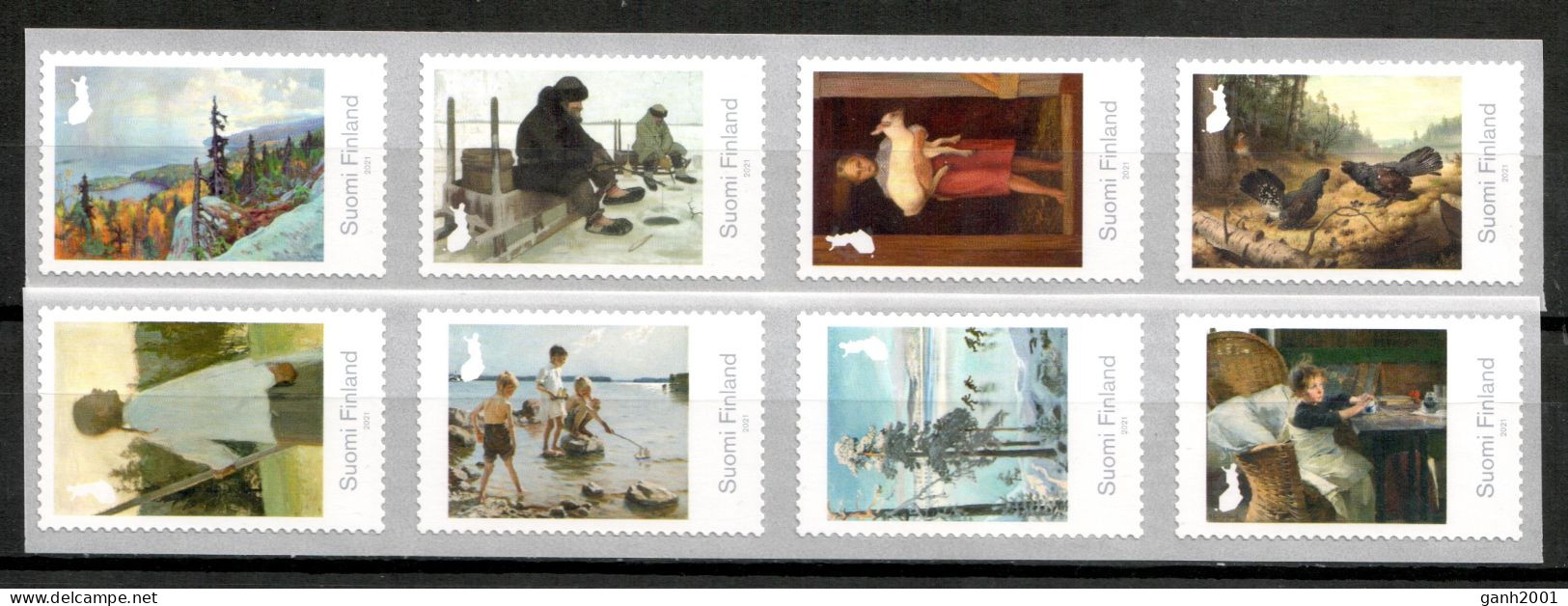 Finland 2021 Finlandia / Modern Art Paintings MNH Arte Pintura Kunst / Id95  40-18 - Modern