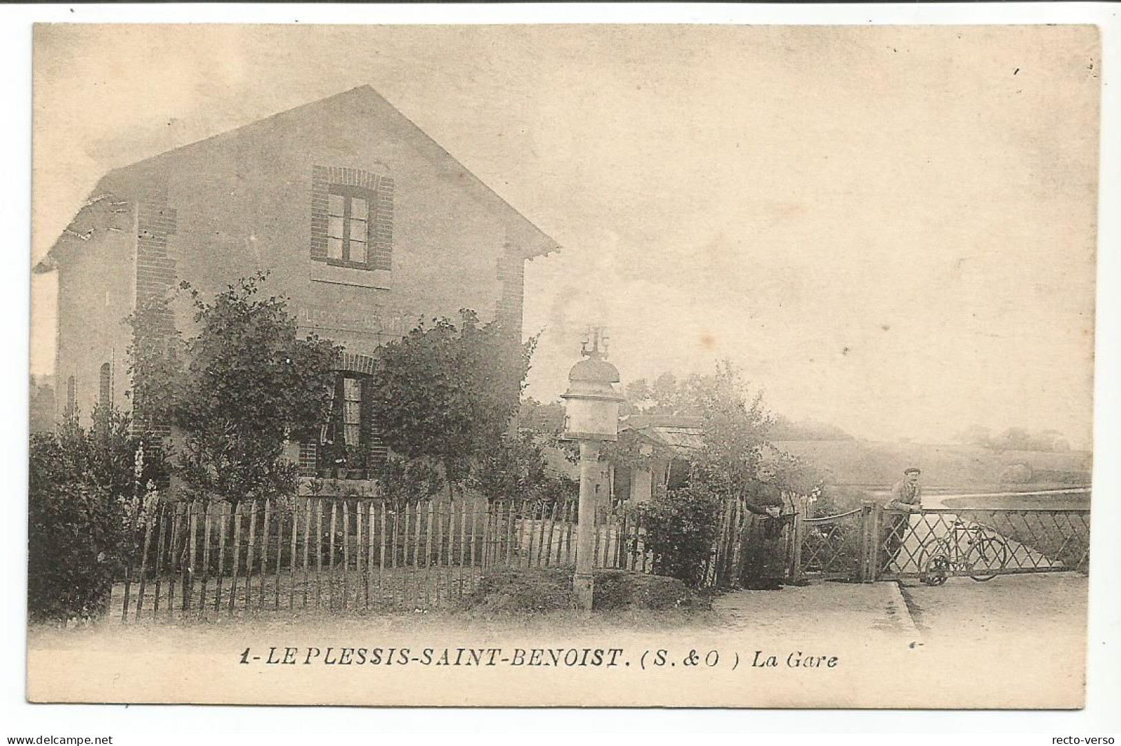 PLESSIS SAINT BENOIST. La Gare. - Autres & Non Classés