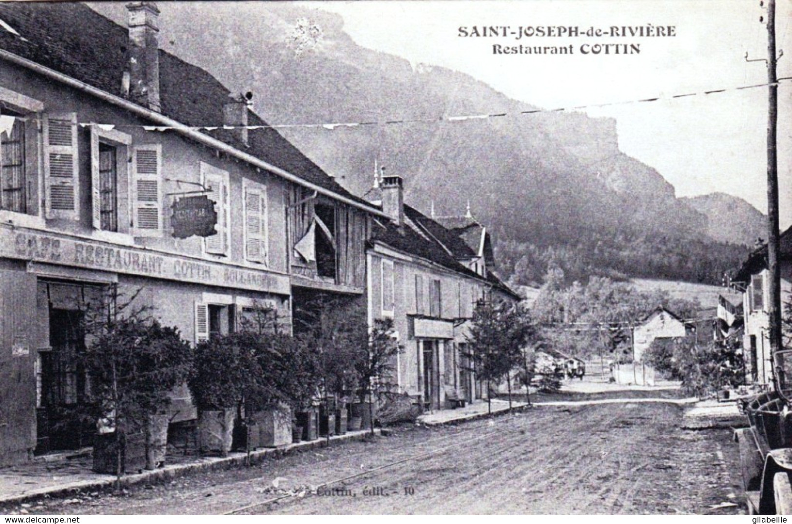 38 - Isere -  SAINT JOSEPH  De RIVIERE - Restaurant Cottin - Parfait Etat - Other & Unclassified