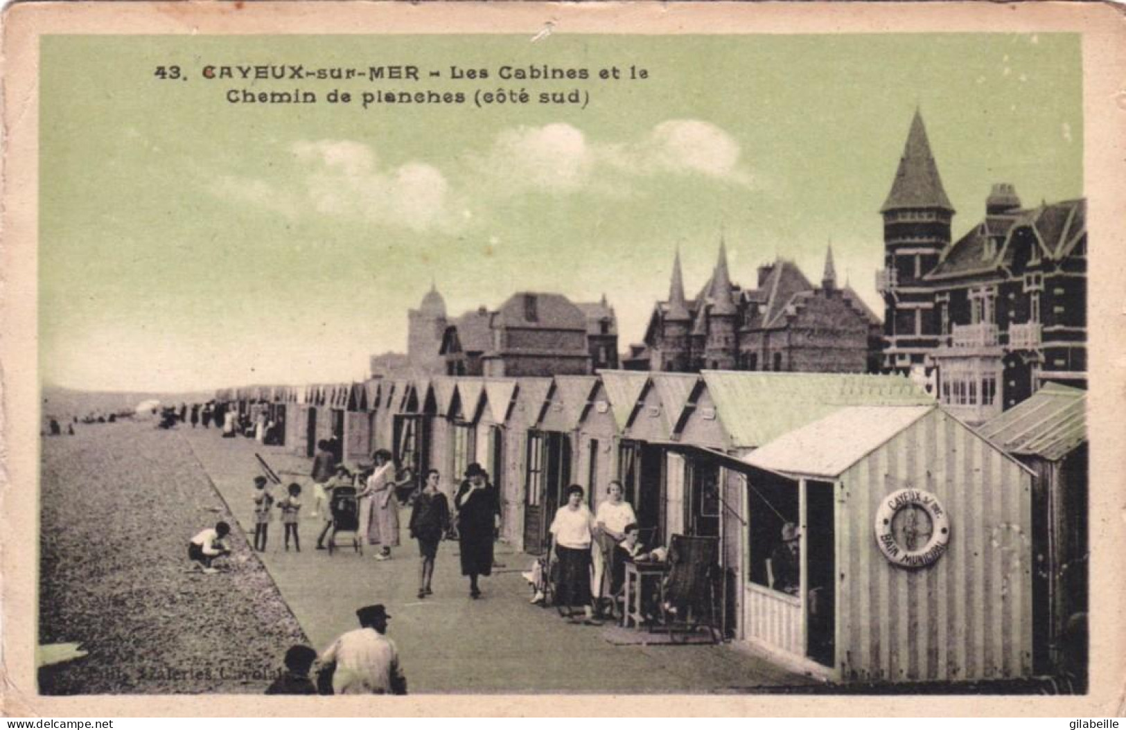 80 - CAYEUX Sur MER - Les Cabines Et Le Chemin Des Planches - Cayeux Sur Mer