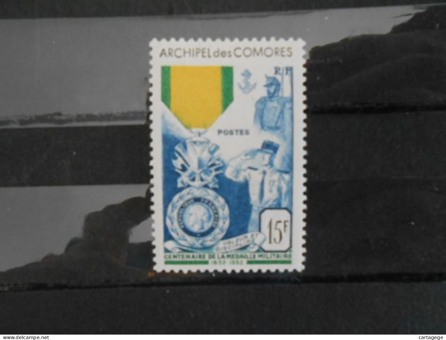 COMORES YT 12 CENTENAIRE DE LA MEDAILLE MILITAIRE* - Unused Stamps