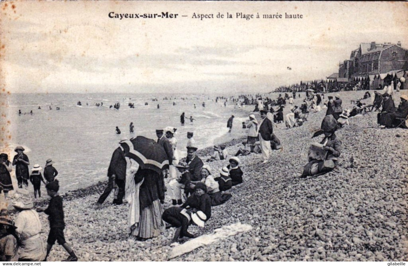 80 -  CAYEUX  Sur MER  - Aspect De La Plage A Marée Haute - Cayeux Sur Mer
