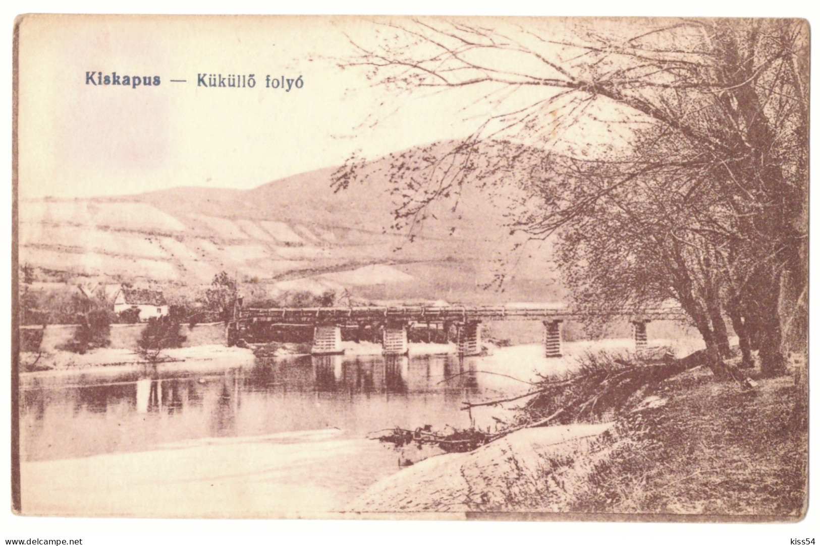 RO 83 - 18219 COPSA MICA, Sibiu, Bridge, Romania - Old Postcard - Used - 1913 - Roemenië