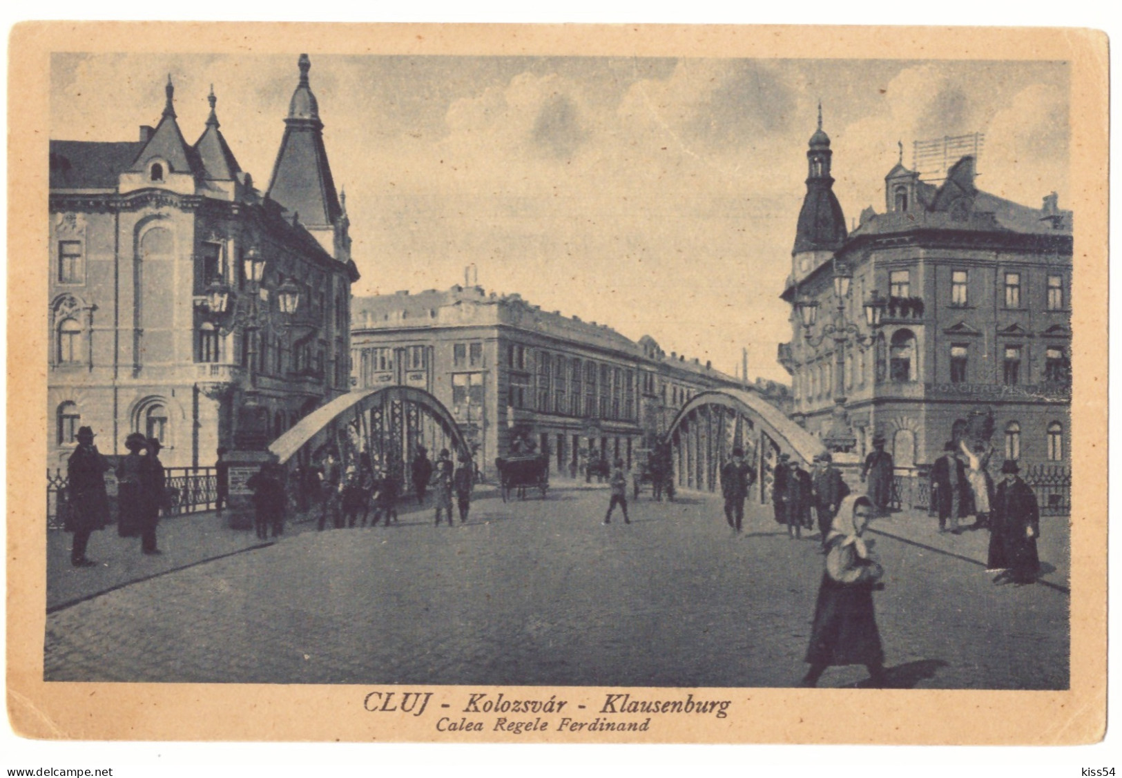 RO 83 - 21113 CLUJ Market, Bridge, Romania - Old Postcard - Unused - Romania