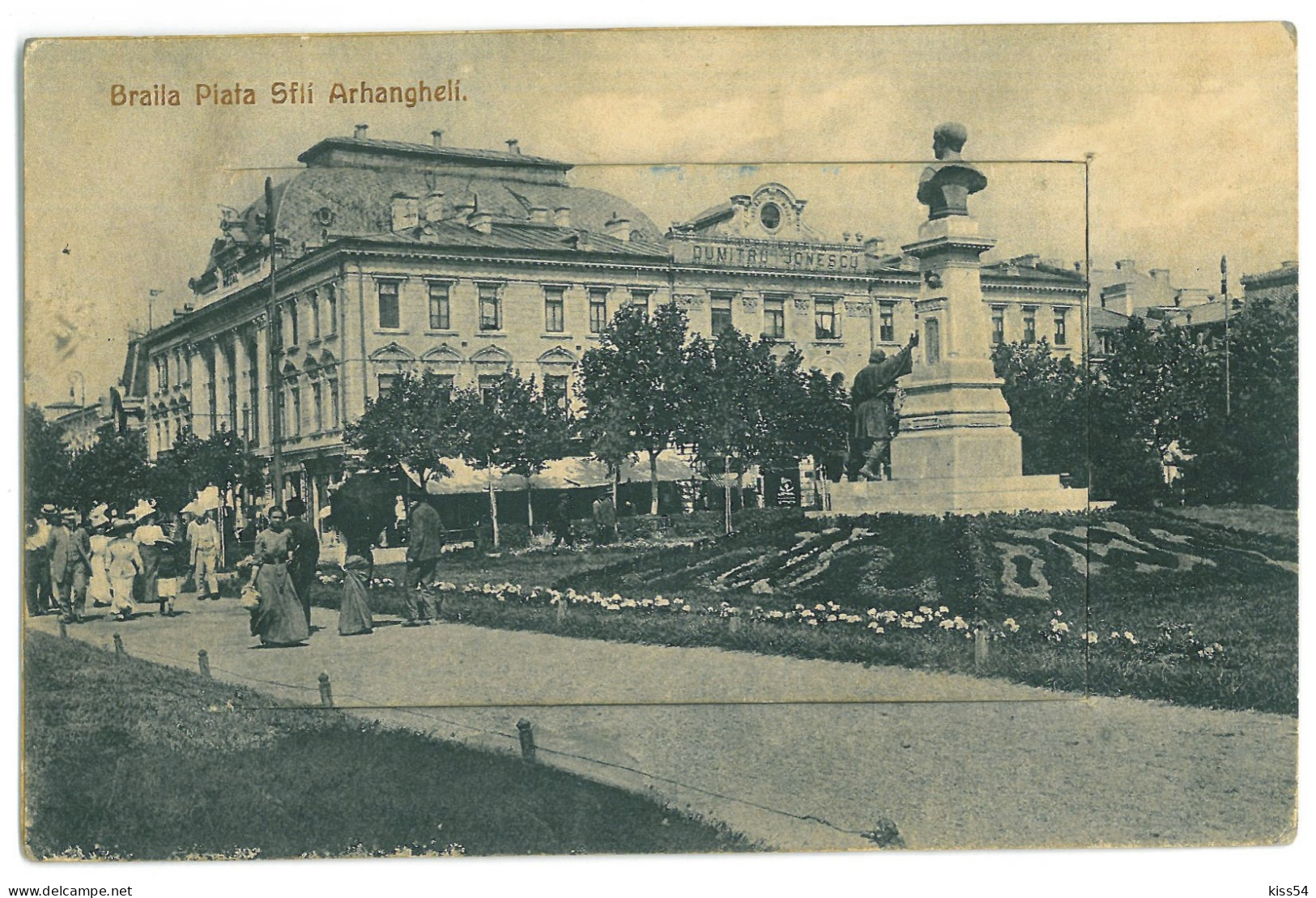 RO 83 - 22758 BRAILA, Leporello, Park, Traian Statue, Romania - Old Postcard +10 Mini Photocards - Used - 1913 - Roemenië