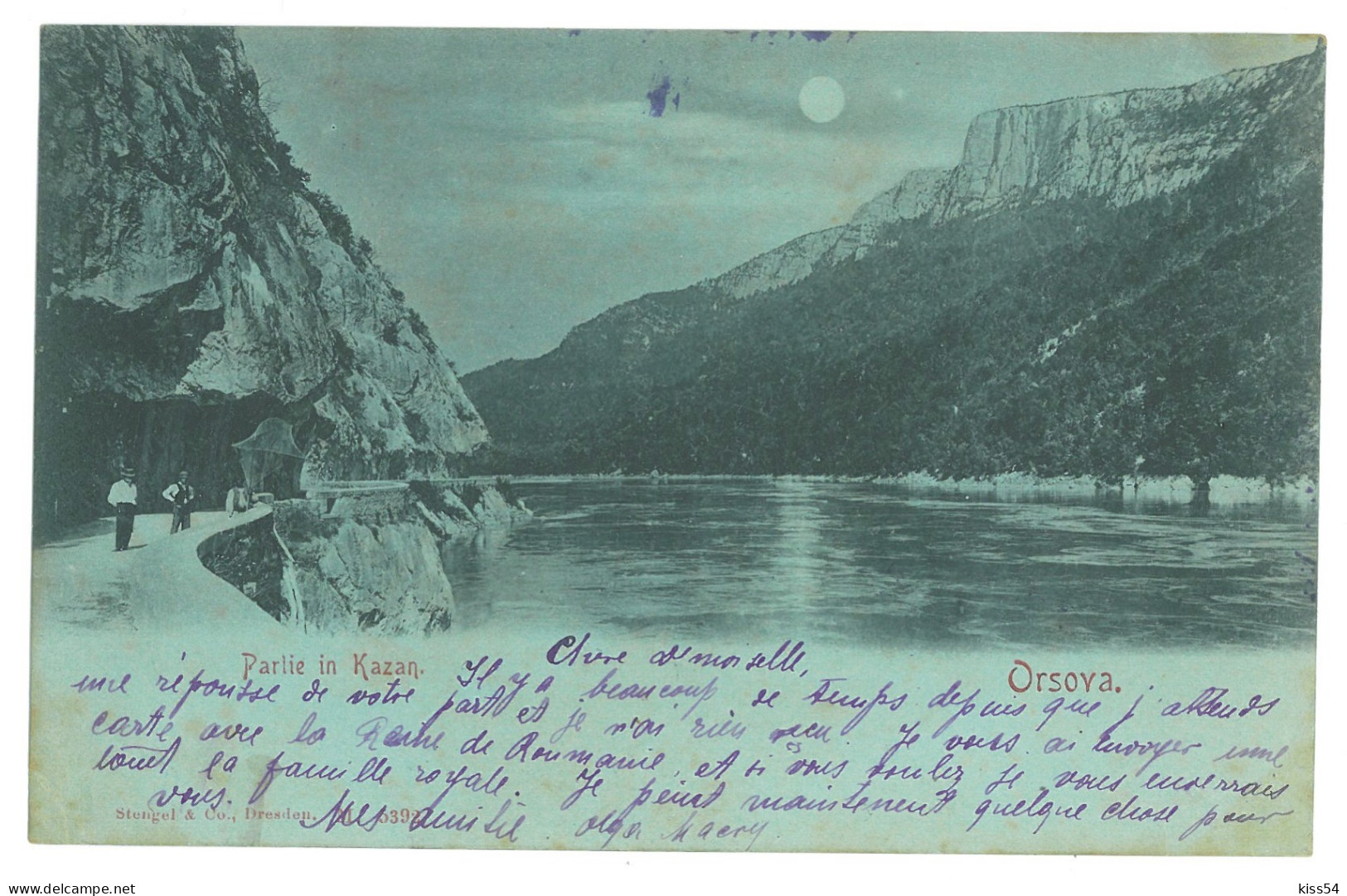 RO 83 - 18071 ORSOVA, Danube Kazan, Litho, Romania - Old Postcard - Used - 1899 - Romania