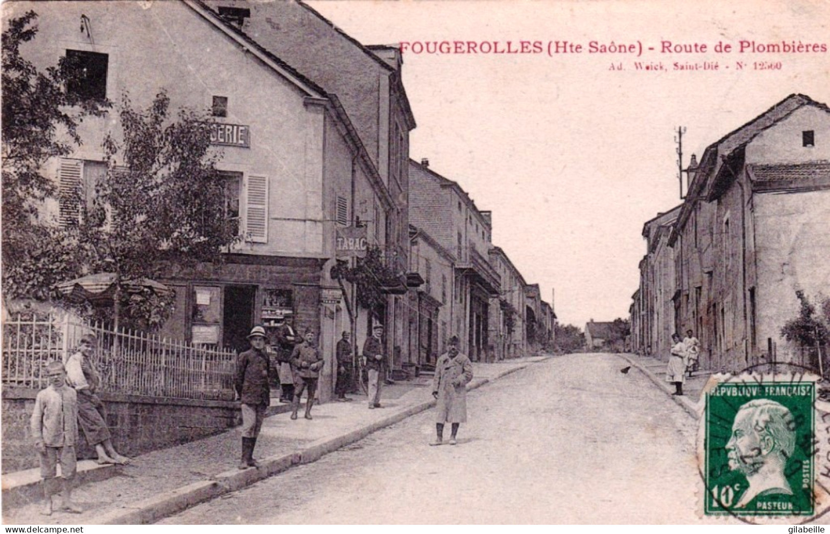 70 - Haute Saone -  FOUGEROLLES - Route De Plombieres - Tabac - Sonstige & Ohne Zuordnung