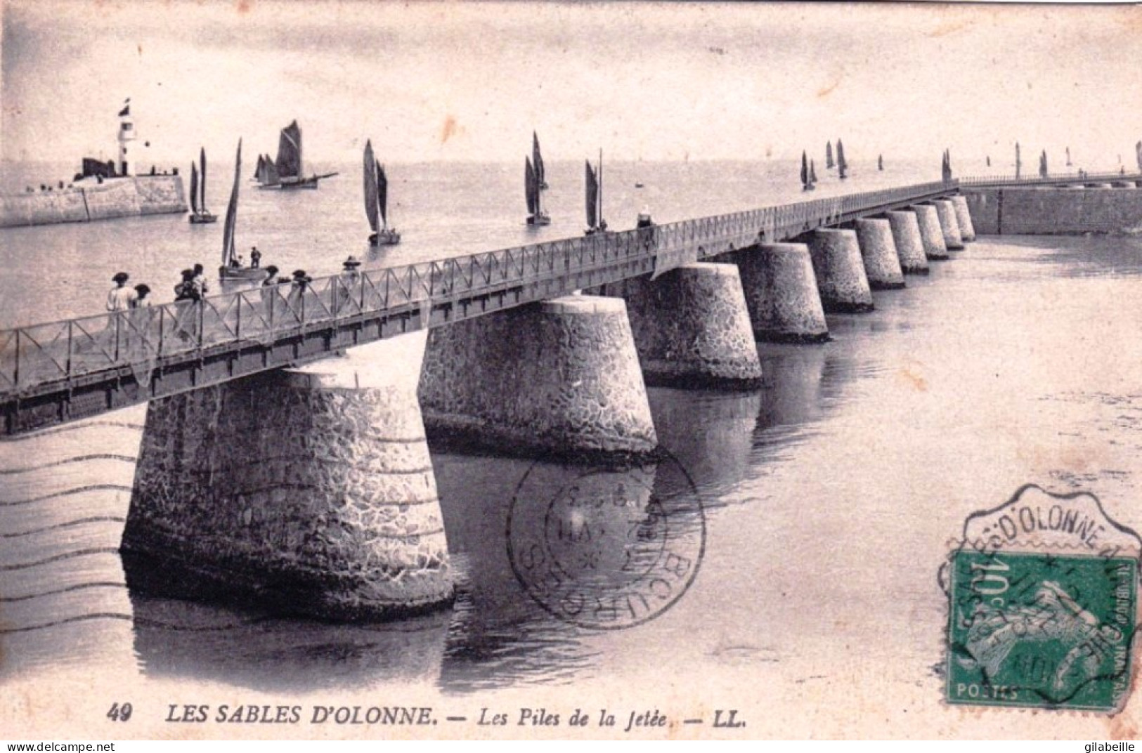 85  - LES SABLES D'OLONNE - Les Piles De La Jetée - Sables D'Olonne