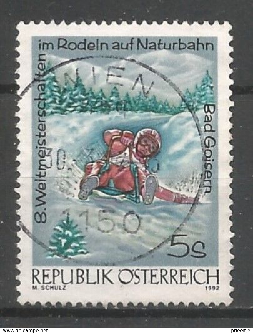 Austria - Oostenrijk 1992 Winter Sports Y.T. 1879 (0) - Used Stamps