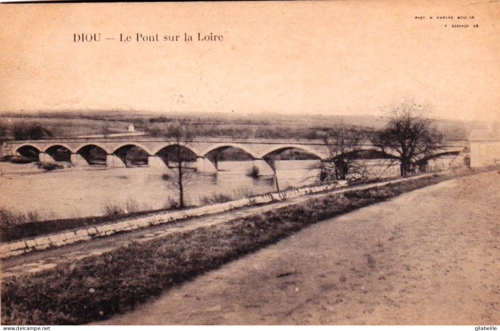 03 - Allier -  DIOU - Le Pont Sur La Loire - Andere & Zonder Classificatie