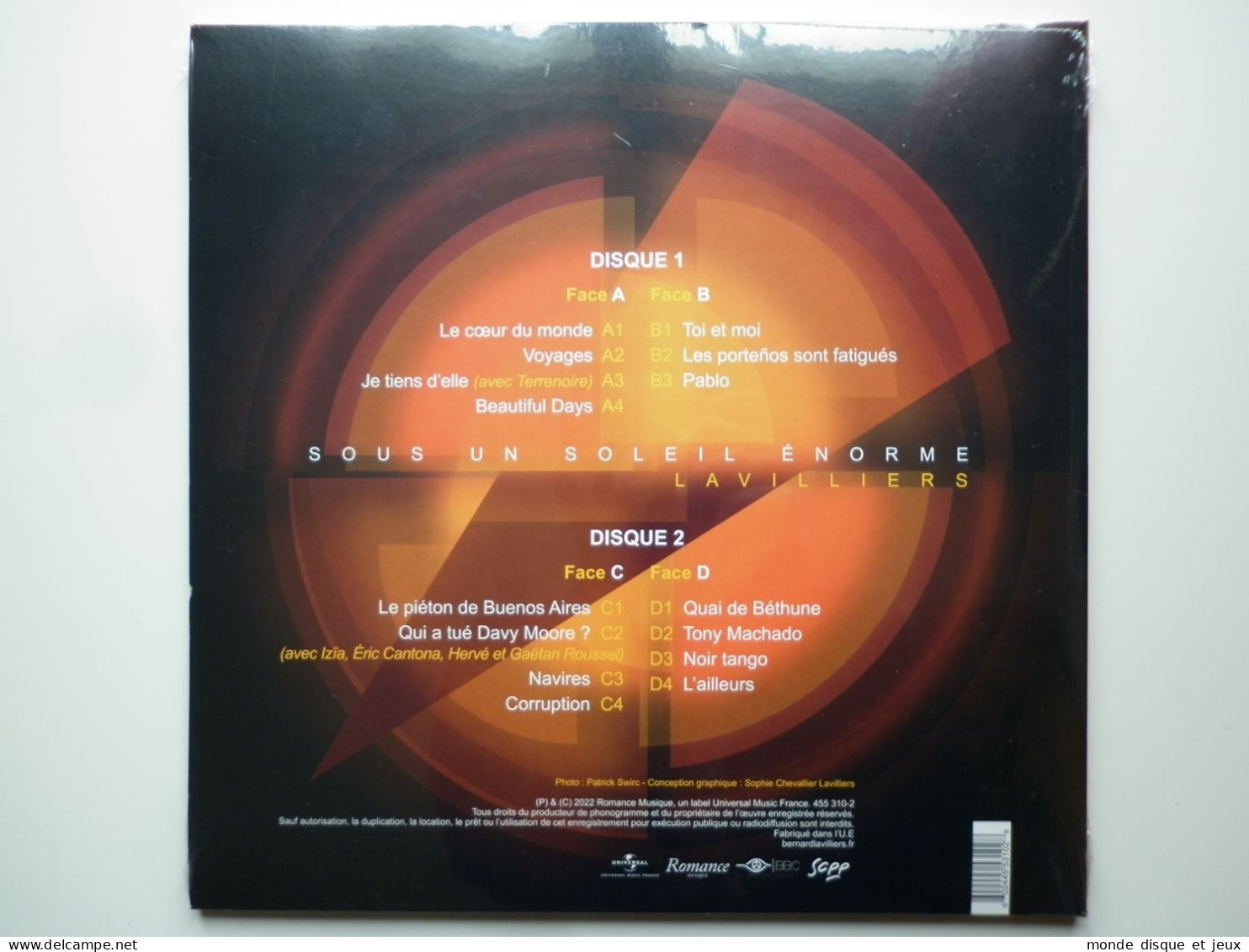 Bernard Lavilliers Album Double 33Tours Vinyles Sous Un Soleil Énorme édition Limitée Collector - Altri - Francese