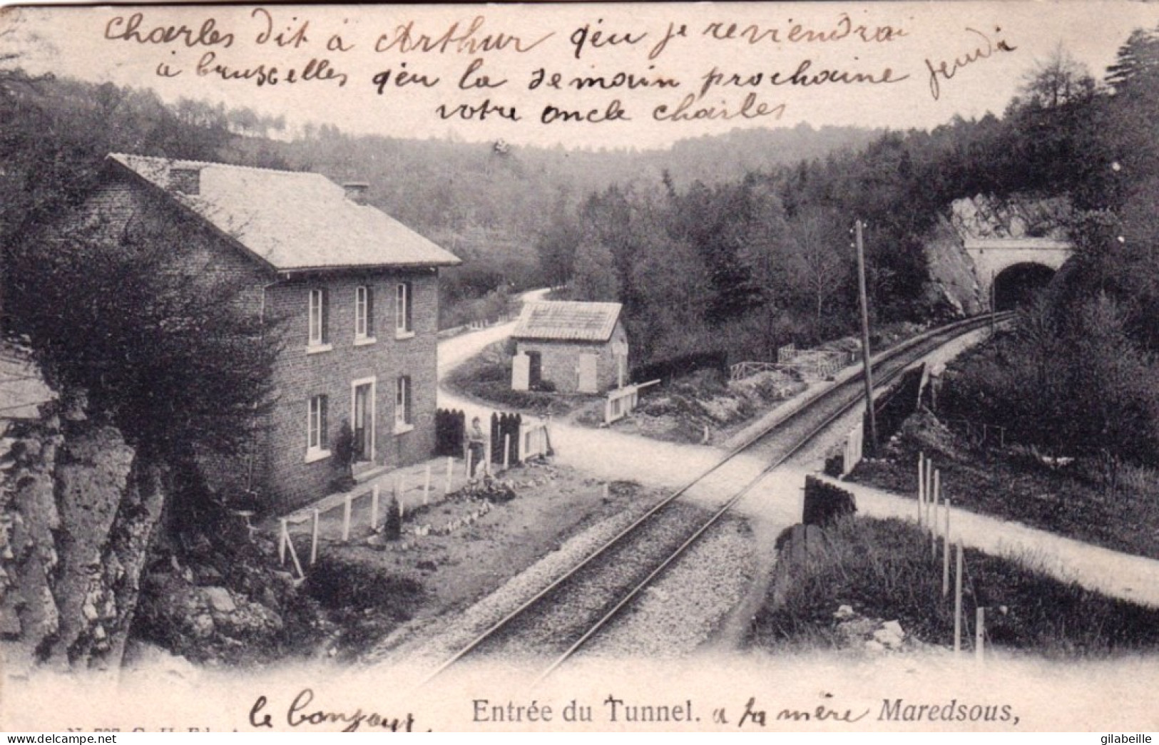 MAREDSOUS ( Ahnée )  - Entrée Du Tunnel - Anhee