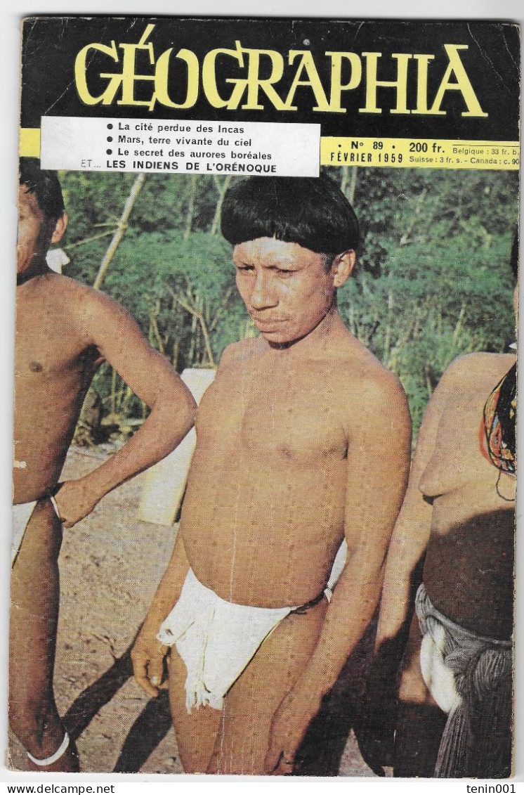 Géographia - Machu Pichu - Incas - Curare - Indiens - Orénoque - Sommaire - Scienza