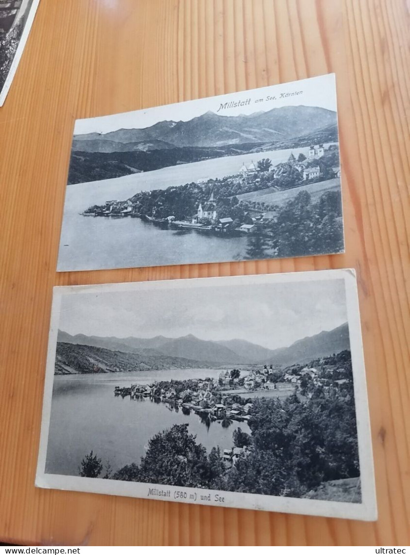 2x AK "MILLSTATT AM SEE KÄRNTEN" SCHÖNE ALTE POSTKARTEN VINTAGE ANTIK SW NOSTALGIE  ORIGINAL  HEIMAT SAMMLER  ORIGINAL - Millstatt