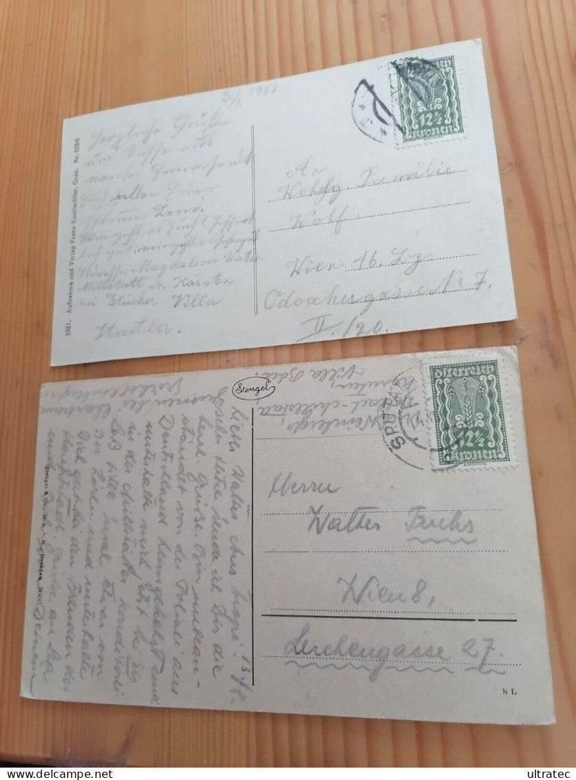 2x AK "MILLSTATT AM SEE KÄRNTEN" SCHÖNE ALTE POSTKARTEN VINTAGE ANTIK SW NOSTALGIE  ORIGINAL  HEIMAT SAMMLER  ORIGINAL - Millstatt