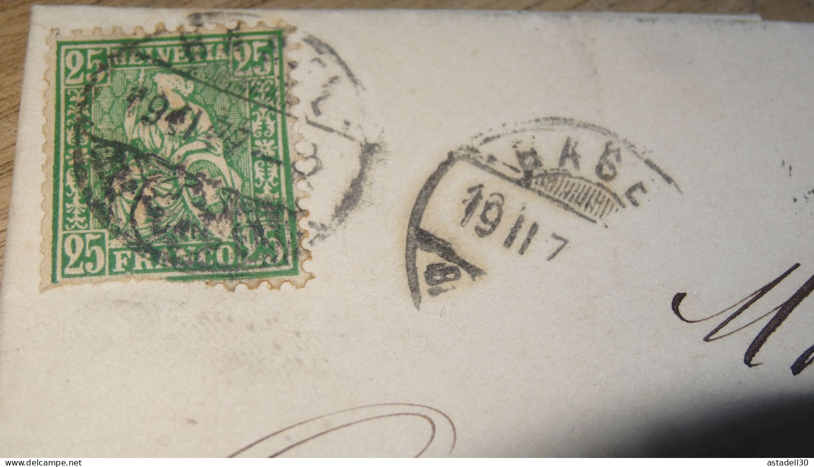 Lettre De SUISSE, Basel 1877 ......... ..... 240424 ....... CL-12-4 - Lettres & Documents