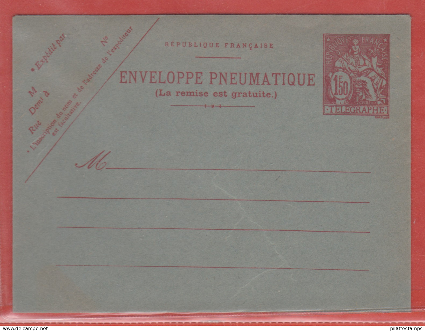 France Entier Postal 2777 EPP Type Chaplain - Sonstige & Ohne Zuordnung