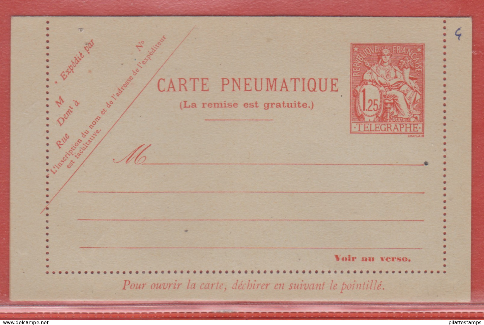 France Entier Postal 2615 CLPP Type Chaplain - Autres & Non Classés
