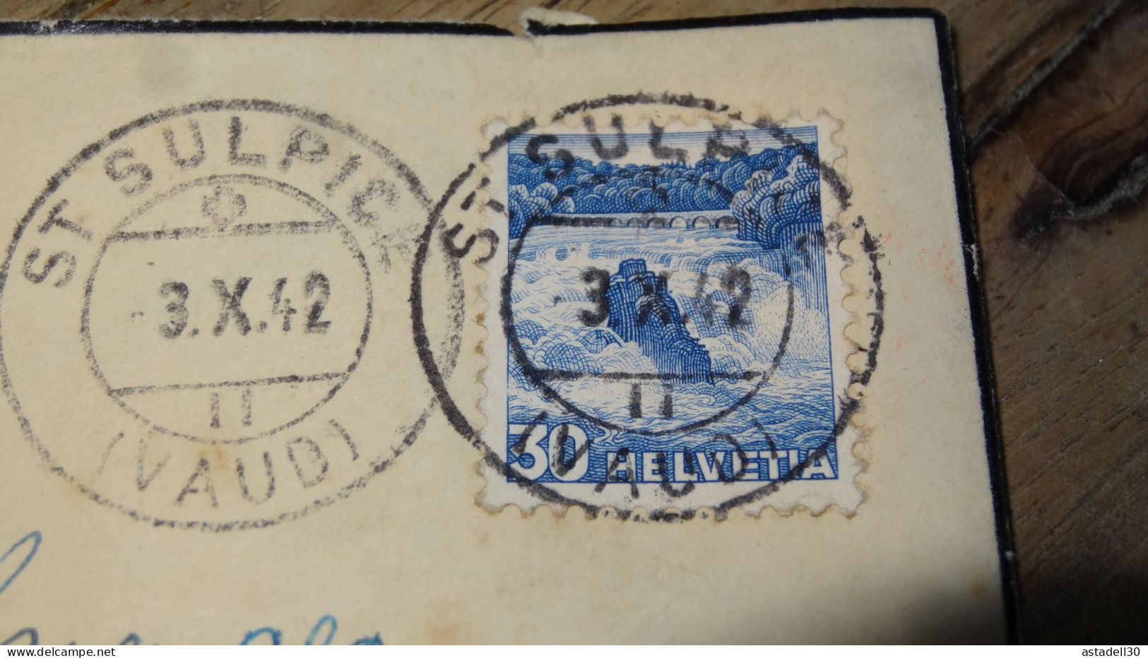 SUISSE, Enveloppe ST Sulpice Avec Censure - 1942 ......... ..... 240424 ....... CL-12-6 - Cartas & Documentos