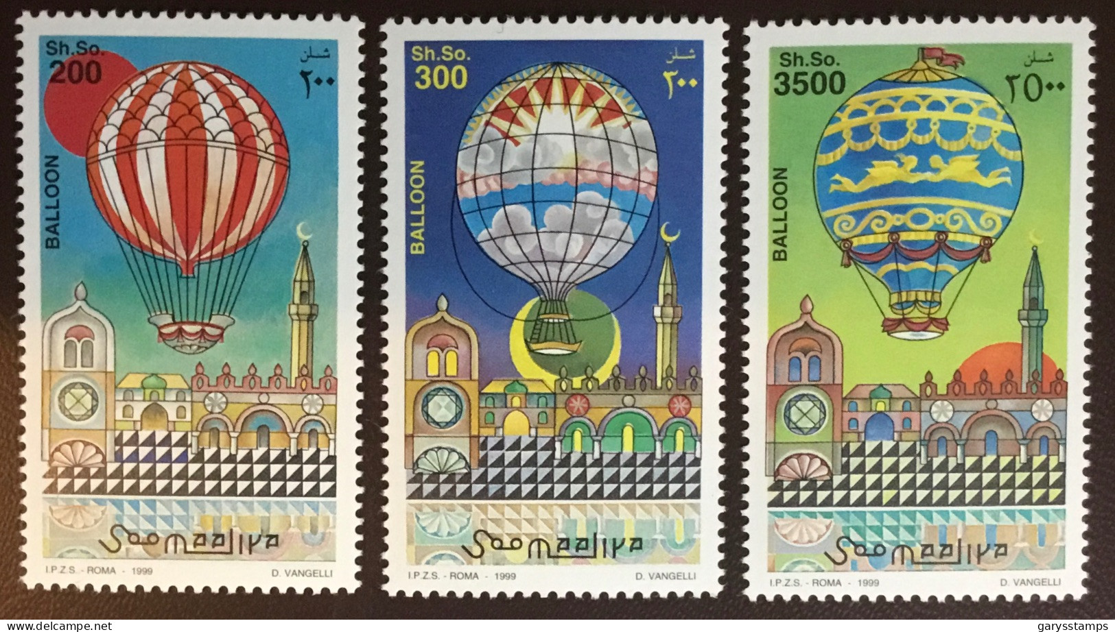 Somalia 1999 Balloons First Flight MNH - Somalië (1960-...)