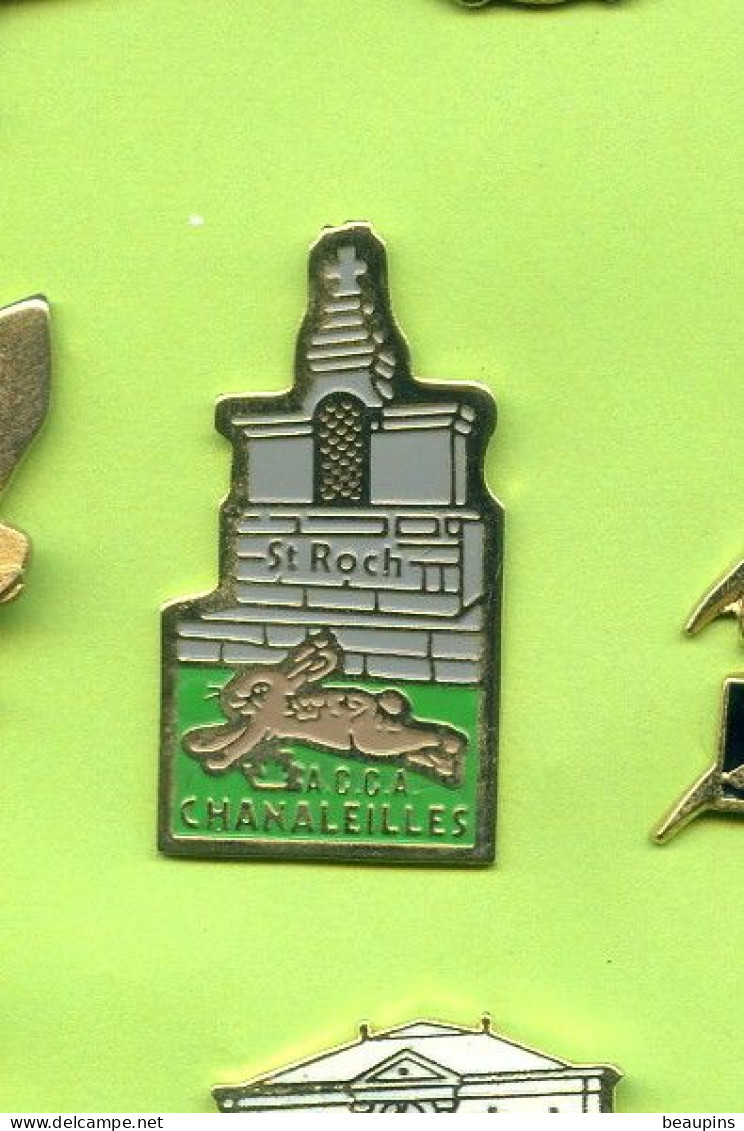 Rare Pins De Chasse Acca Chanaleilles Lapin Fr402 - Other & Unclassified