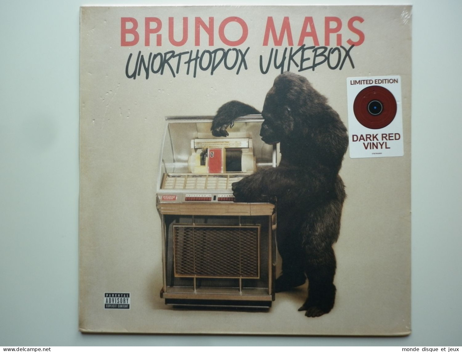 Bruno Mars Album 33Tours Vinyle Unorthodox Jukebox Couleur Rouge / Red - Other - French Music