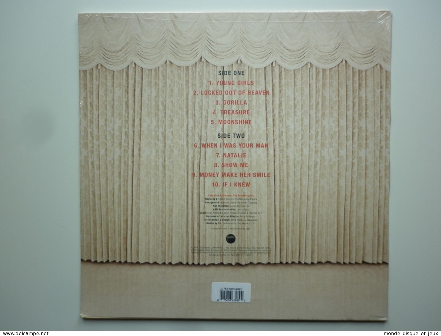 Bruno Mars Album 33Tours Vinyle Unorthodox Jukebox Couleur Rouge / Red - Andere - Franstalig
