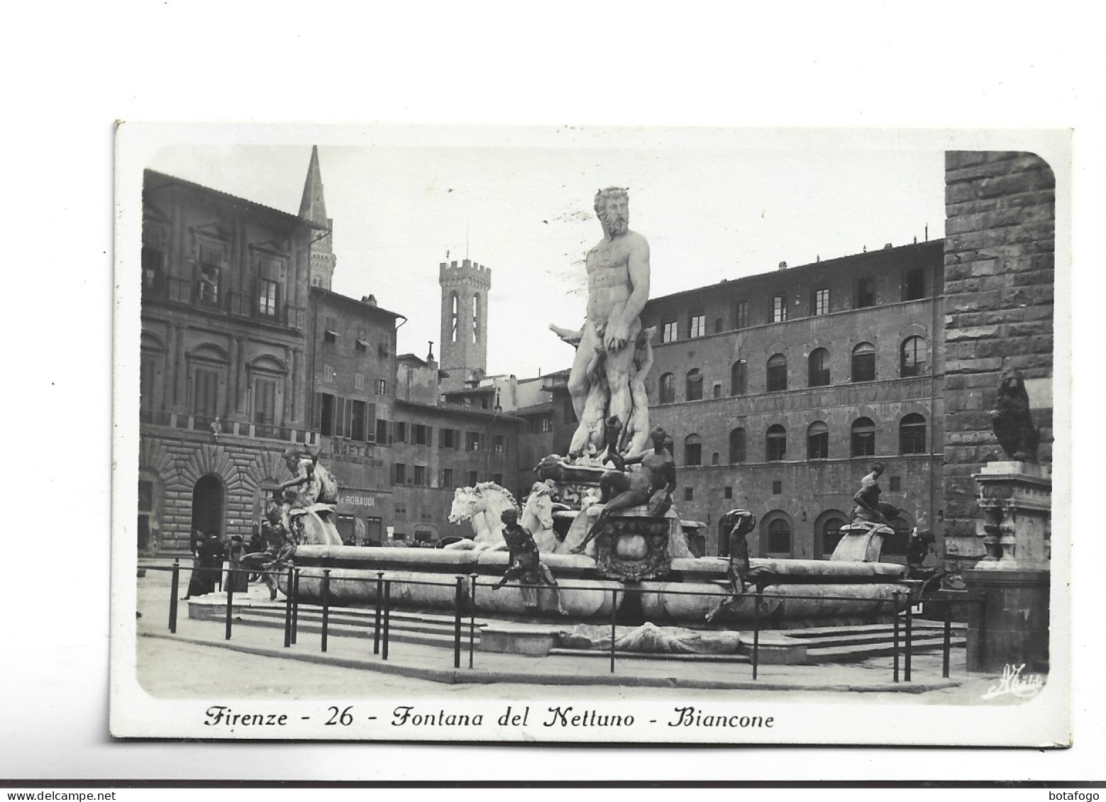 CPA FIRENZE, FONTANA DEL NETTUNO , BIANCONE - Firenze (Florence)