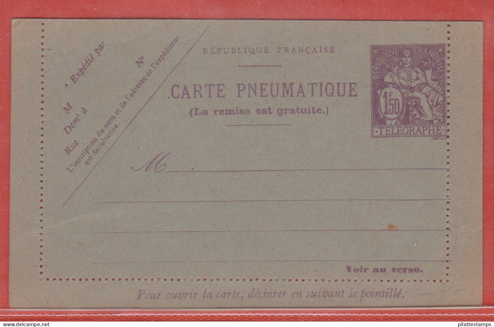 France Entier Postal 2603 CLPP Type Chaplain - Altri & Non Classificati