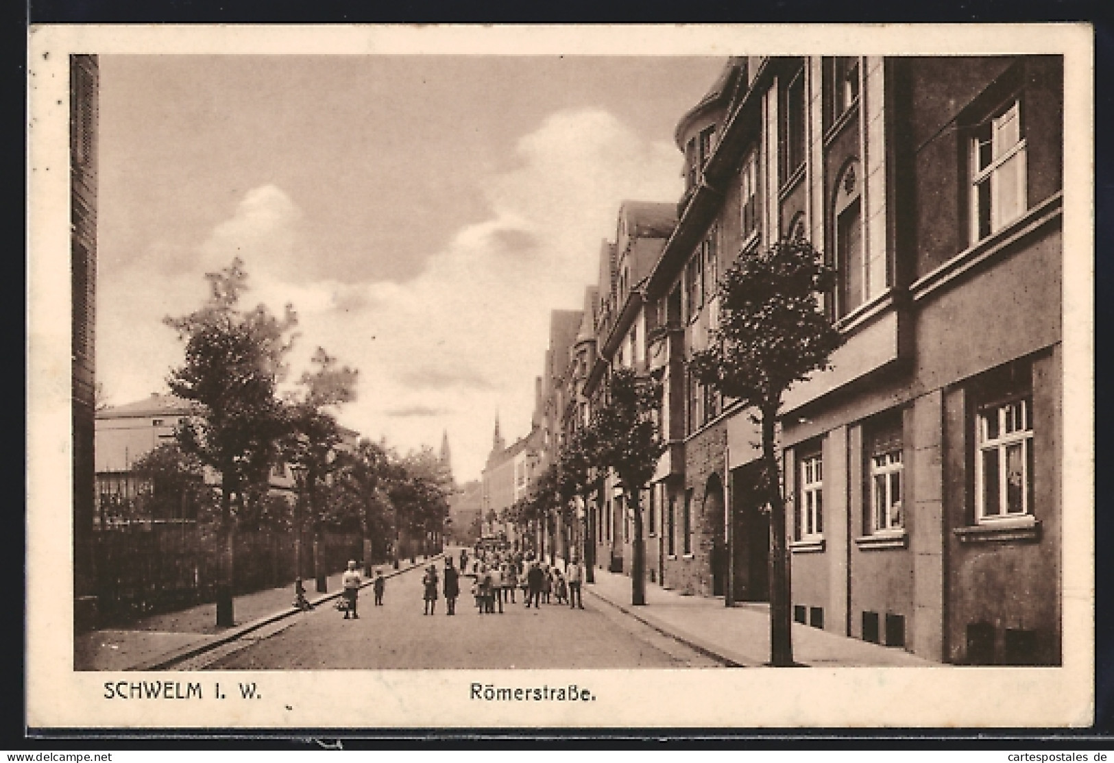 AK Schwelm, Blick In Die Römerstrasse  - Schwelm