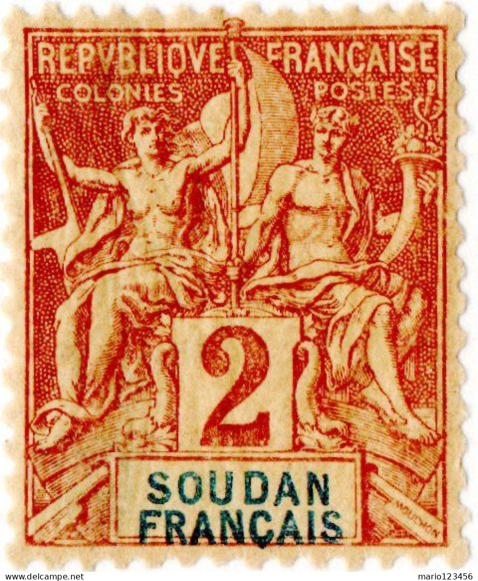SUDAN FRANCESE, FRENCH SUDAN, TIPO GROUPE, 1894, NUOVI (MNH**) Mi:FR-SU 4, Scott:FR-SU 4, Yt:FR-SU 4 - Nuevos