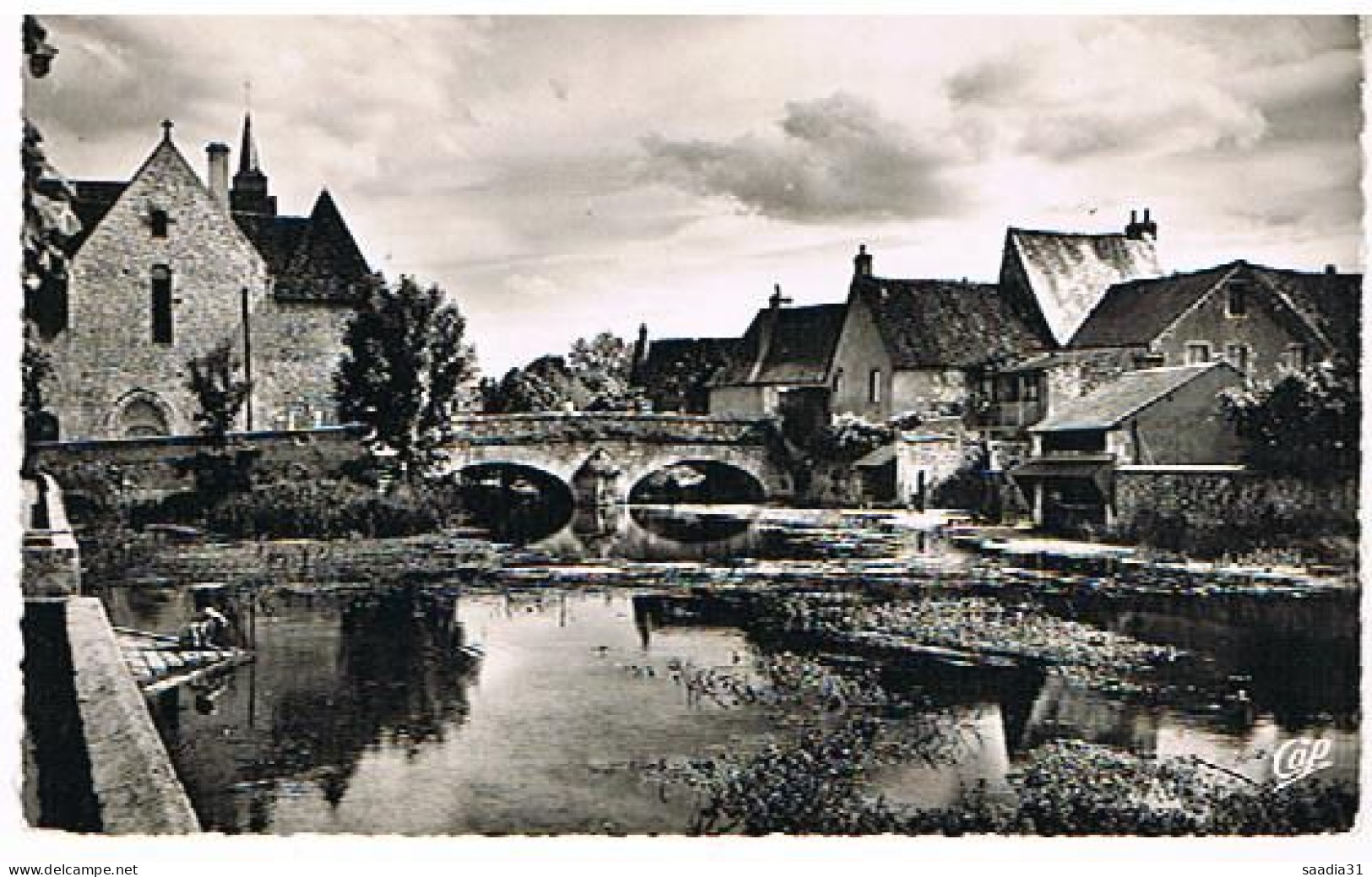 36   ISSOUDUN LE PONT SUR LA THEOLS  1961    9X14 - Issoudun