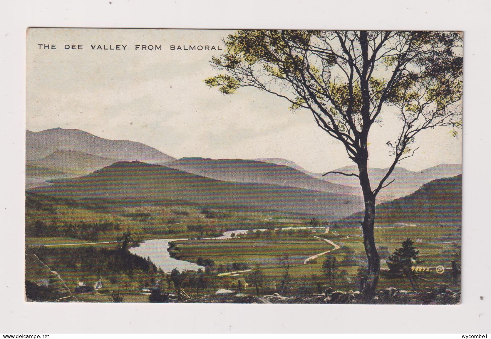 SCOTLAND -  Balmoral The Dee Valley  Unused Vintage Postcard - Aberdeenshire