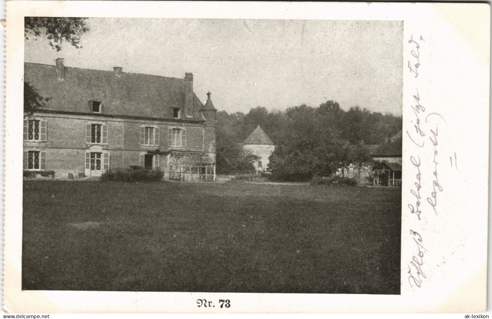 CPA Le Saulcy Le Château De Belval 1916  WK1 Feldpost - Autres & Non Classés