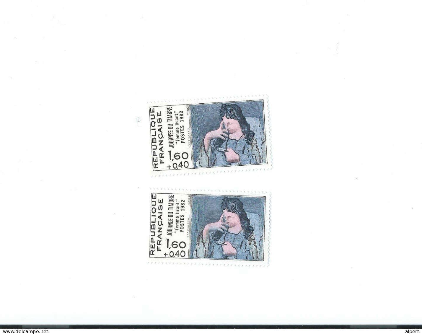 2205 B  Main Rose - 1 Normal Livré - Unused Stamps